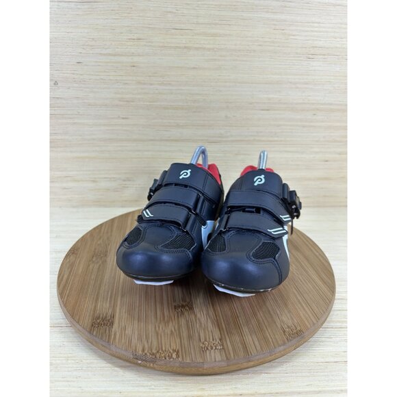 Peloton Black Leather Cycling Shoes Unisex Size 40 US Womens 9 Mens 7 - Picture 2 of 7